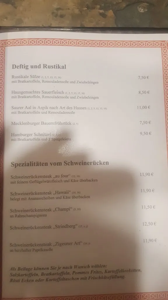 Menu_Bierkeller Hübner_Neustrelitz_image_1