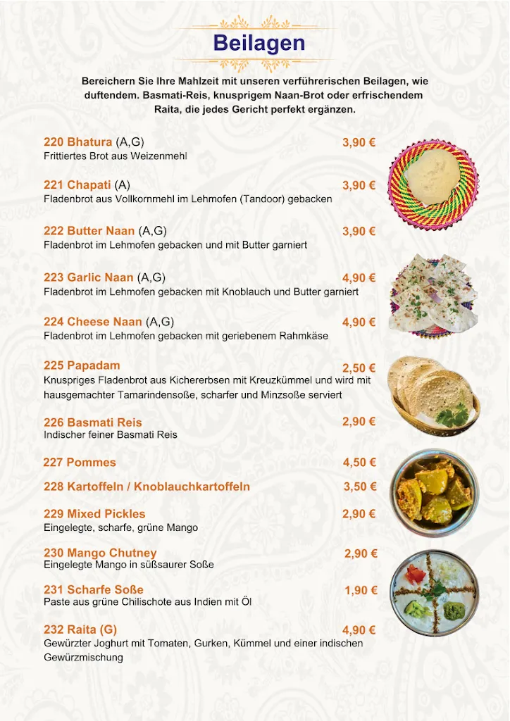 Menu_Taj Mahal Indisches Restaurant In Neustrelitz_Neustrelitz_image_4