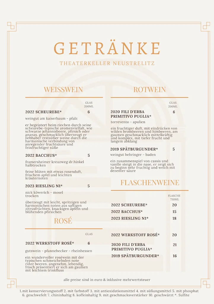 Menu_Theaterkeller Neustrelitz_Neustrelitz_immagine_4