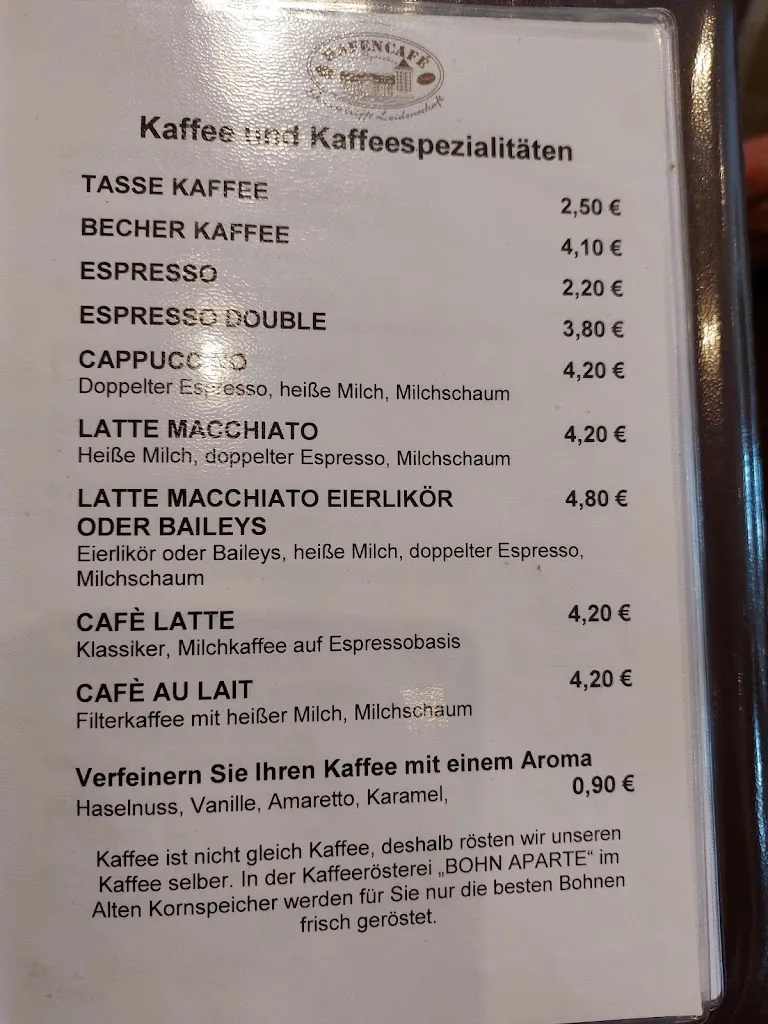 Menu_„Hafencafe im Speicher „_Neustrelitz_immagine_1