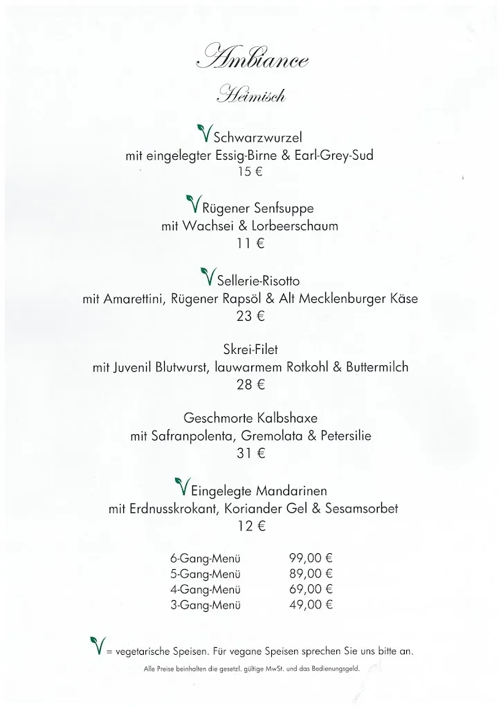 Menu_Restaurant Ambiance im ROEWERS Privathotel & Spa_Sellin_image_2