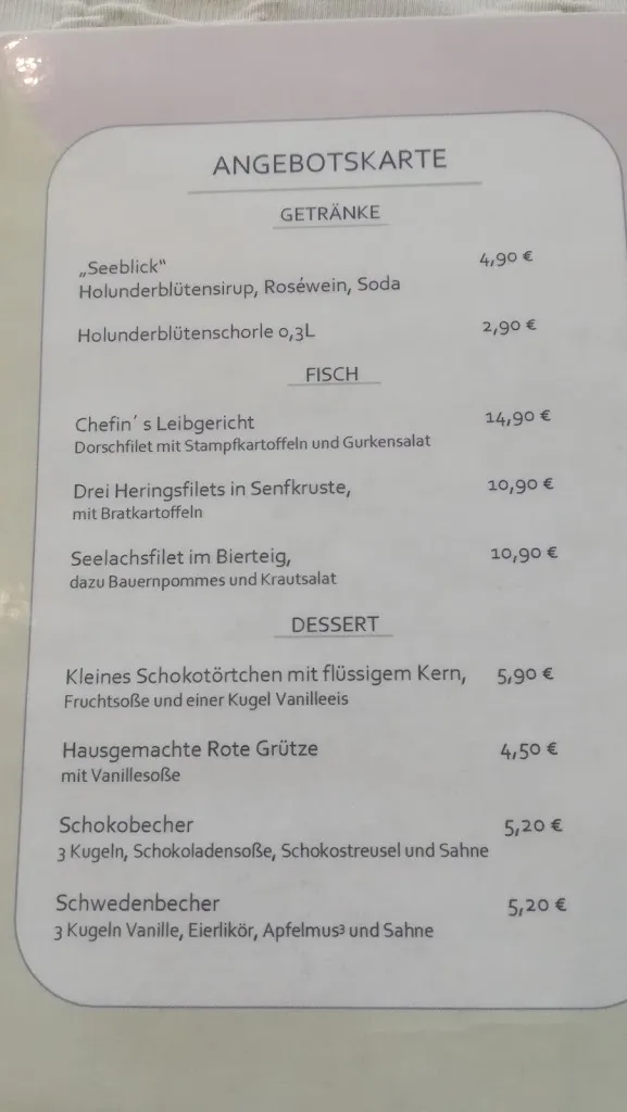 Menu_Ferienpension und Gaststätte Seeblick_Sellin_immagine_3