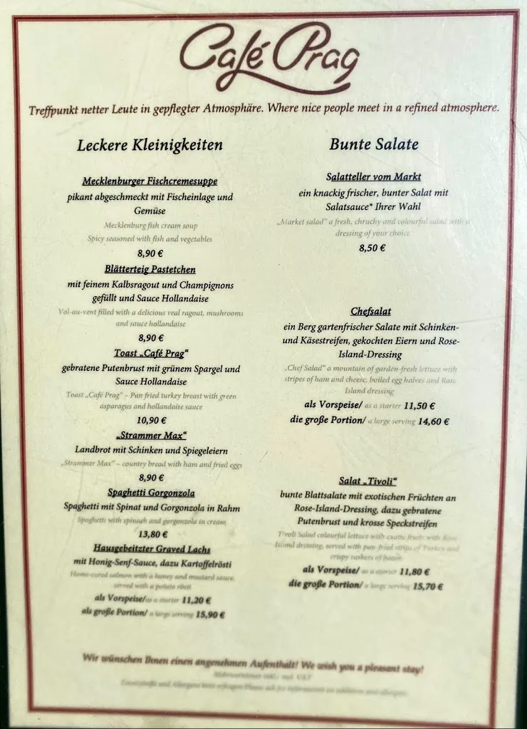 Menu_Restaurant Café Prag_Schwerin_image_1