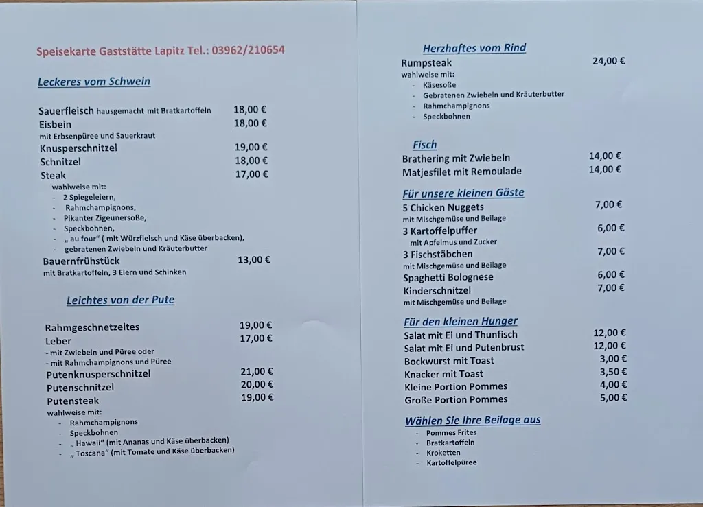 Menu_Gaststätte Lapitz_Kuckssee_image_1