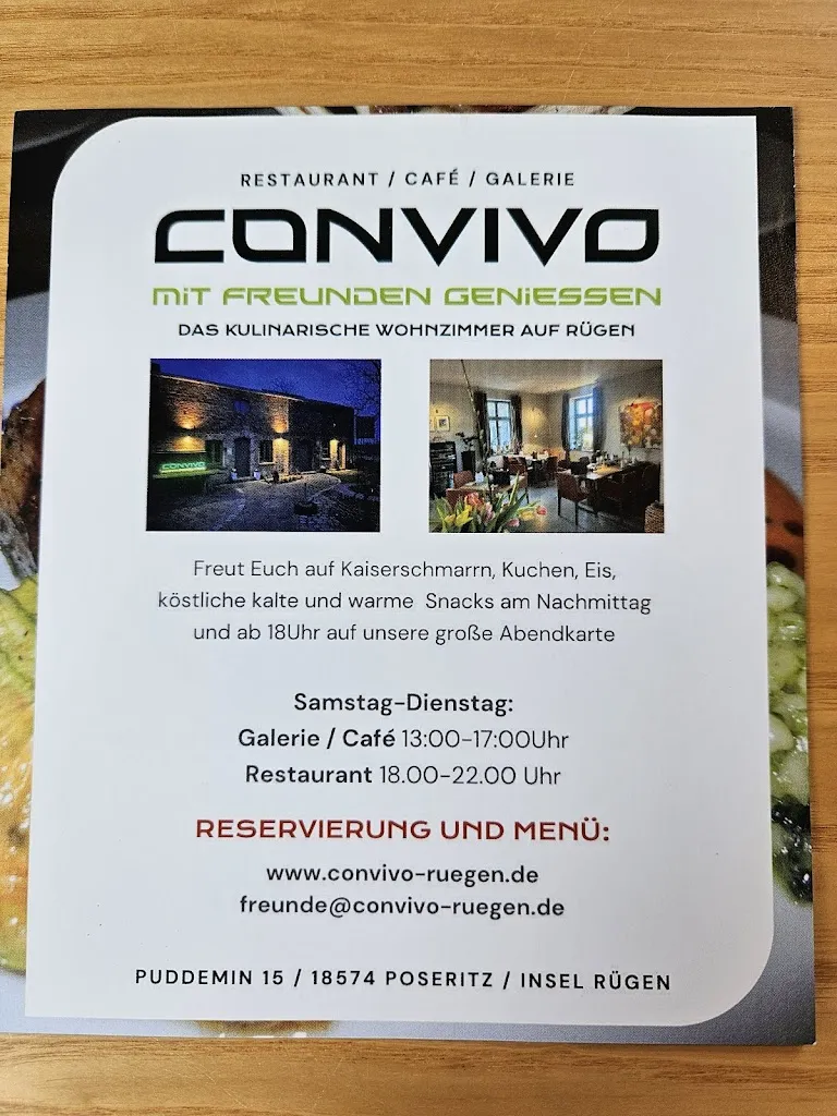 Menu_Convivo Restaurant/Café/Galerie_Poseritz_image_3