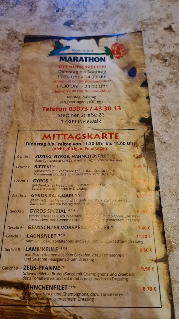 Menu_Griech. Restaurant 