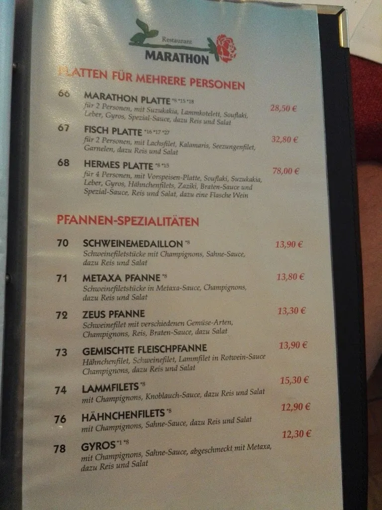 Menu_Griech. Restaurant 