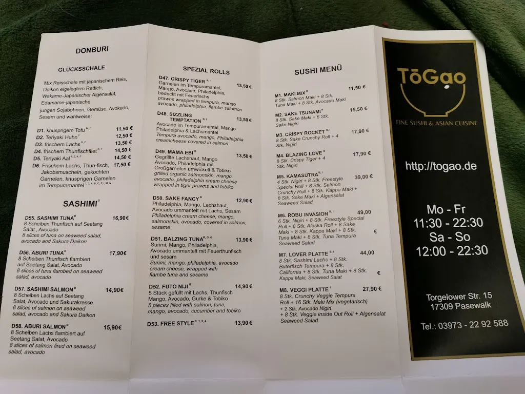 Menu_To Gao Pasewalk_Pasewalk_image_1