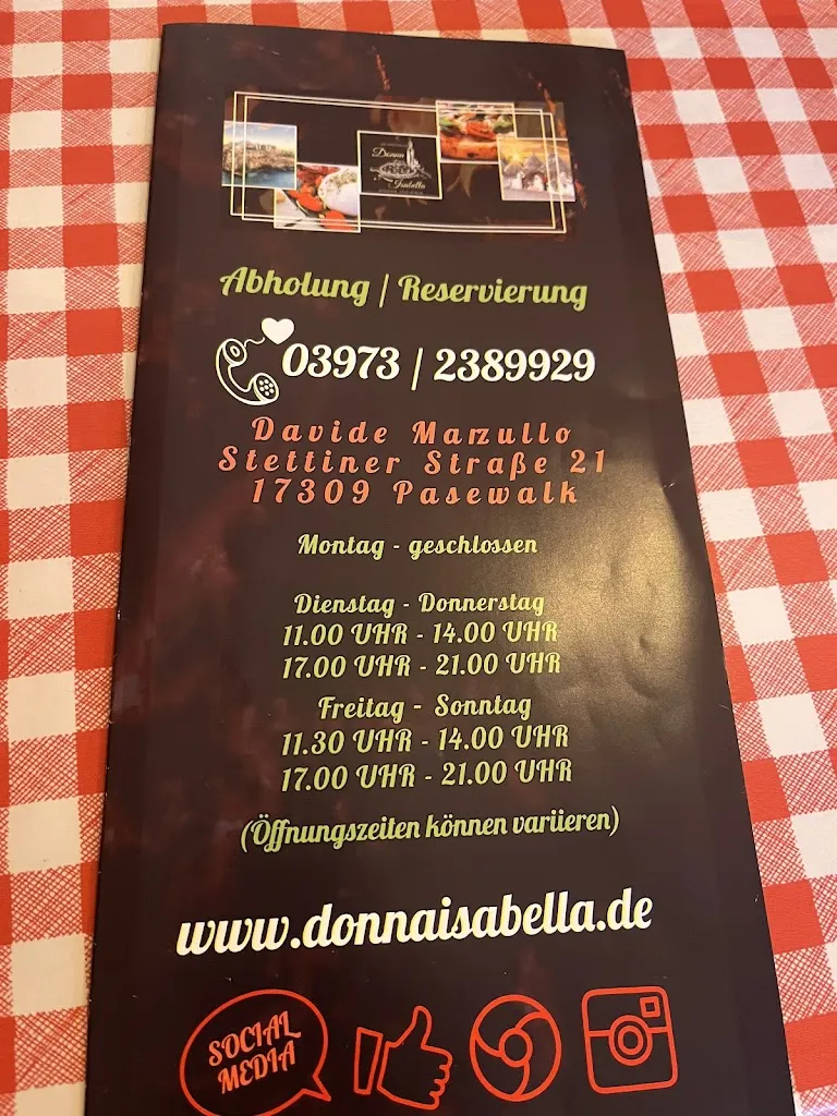 Menu_Donna Isabella Pizzeria Pasewalk_Pasewalk_image_3