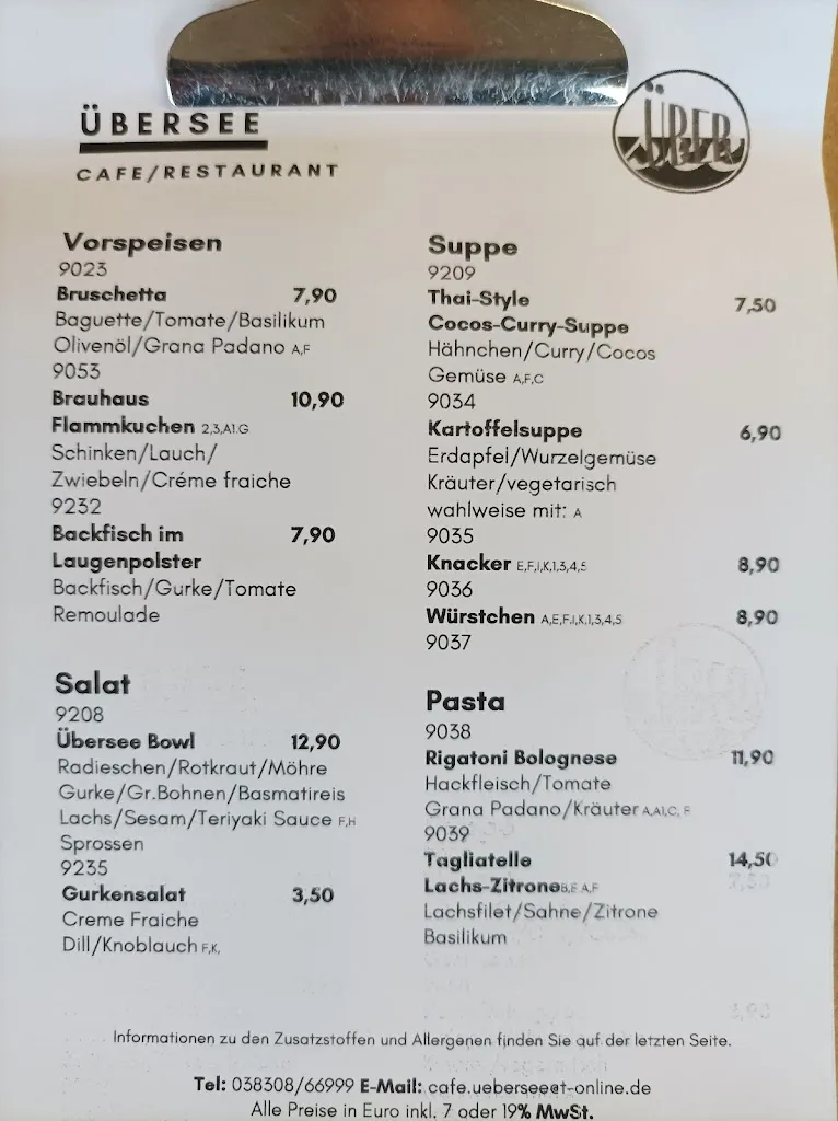 Menu_Restaurant Übersee_Göhren_immagine_1
