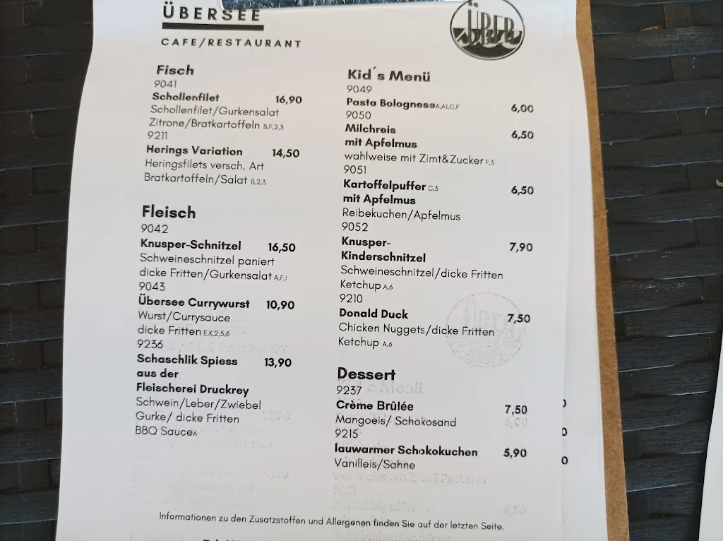 Menu_Restaurant Übersee_Göhren_immagine_2