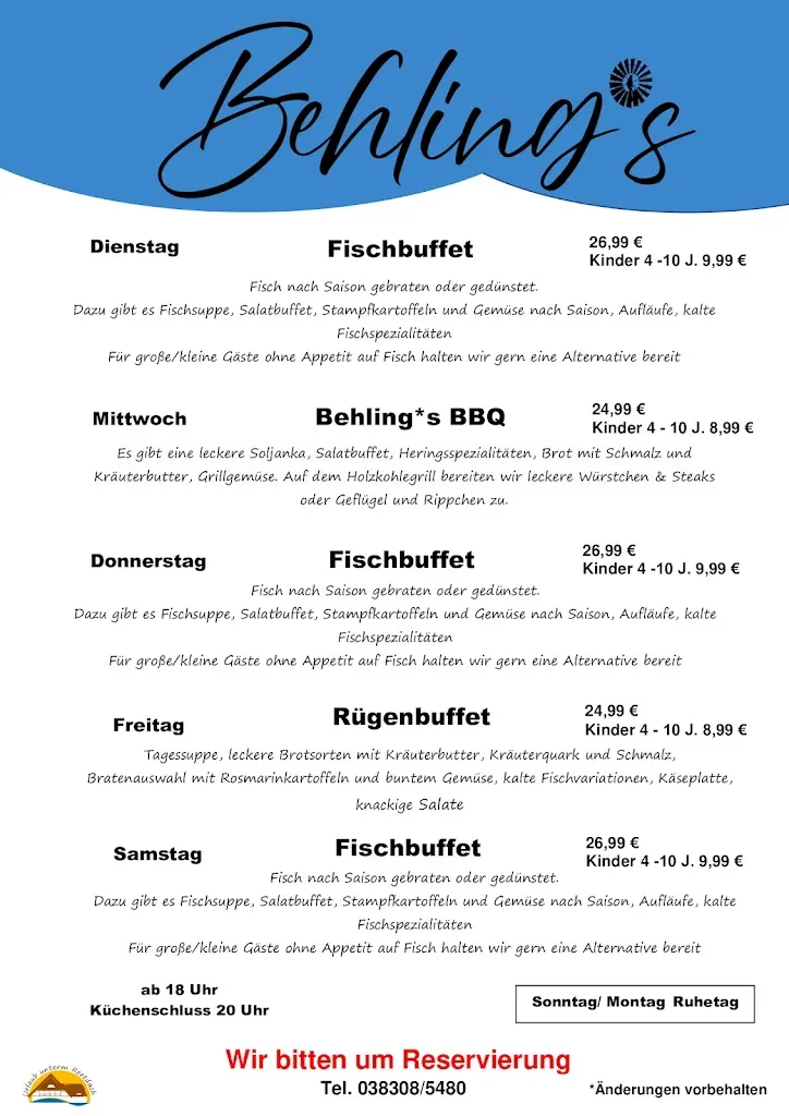 Menü_Gaststube Behling*s_Mönchgut_Bild_1