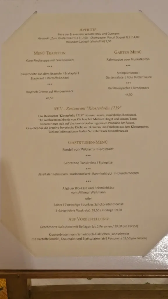Menu_Historische Gaststuben zum Klosterbräu_Donau_image_3