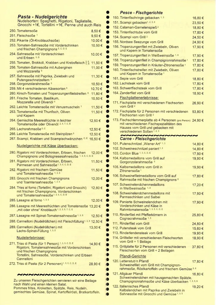 Menu_Restaurant La Perla_Donau_image_1