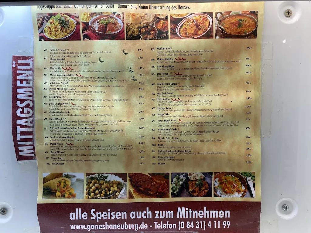 Menu_GANESHA - Indian Specialities Restaurant_Donau_image_3