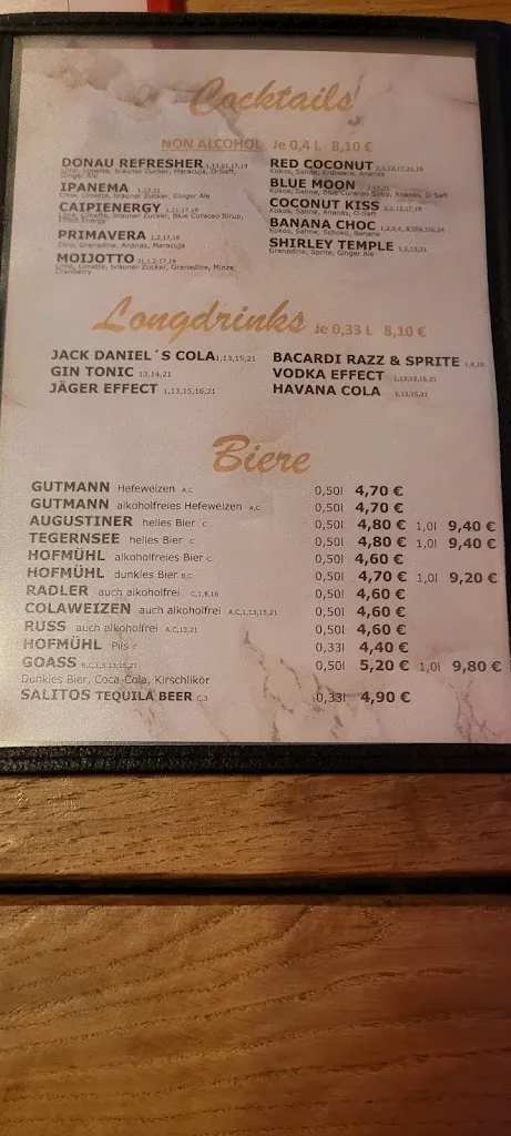 Menu_Huba Neuburg - Tex Mex - Burger - Cocktails_Donau_immagine_4