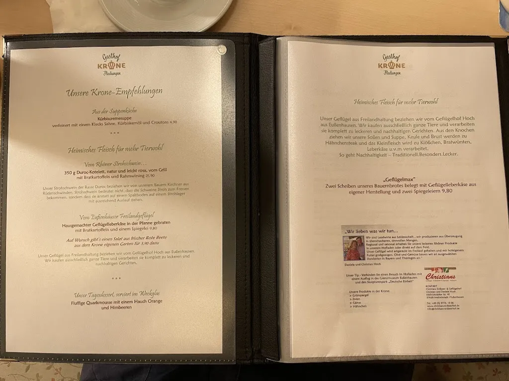 Menu_Gasthof Krone_Fladungen_image_1