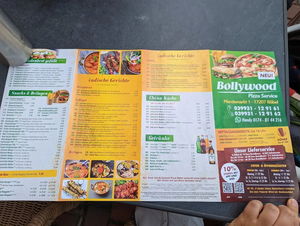 Menü_Bollywood Pizza_Röbel/Müritz_Bild_3