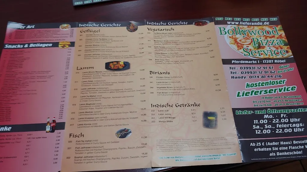 Menü_Bollywood Pizza_Röbel/Müritz_Bild_4