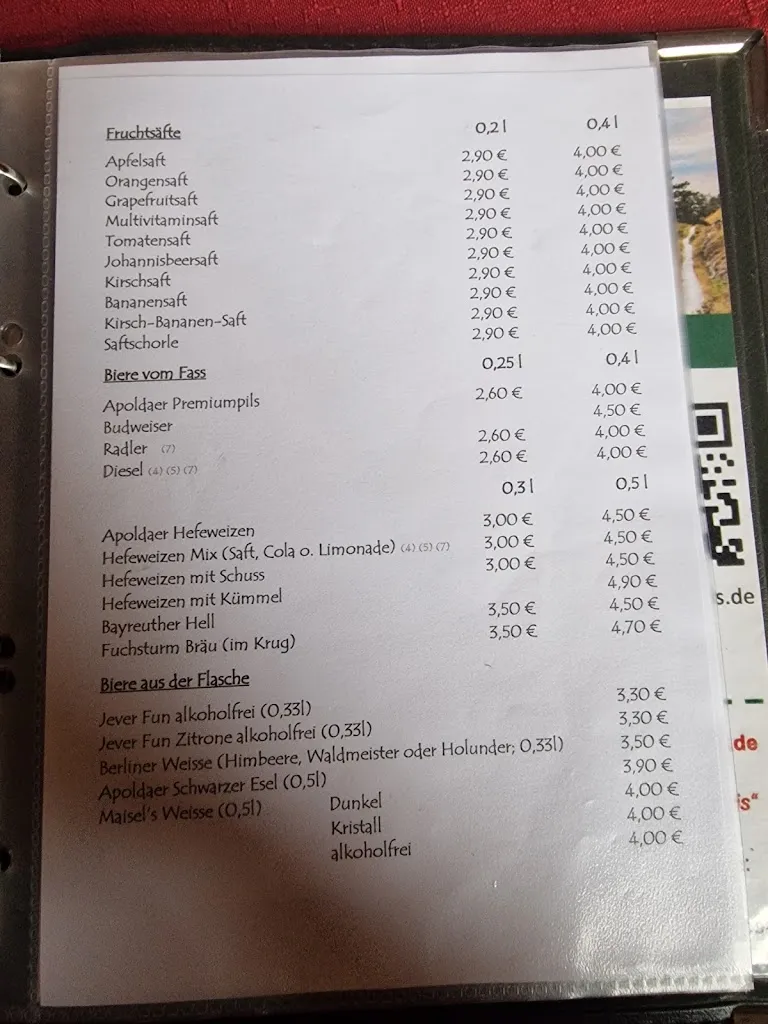 Menu_Fuchsturm Jena_Jena_immagine_2