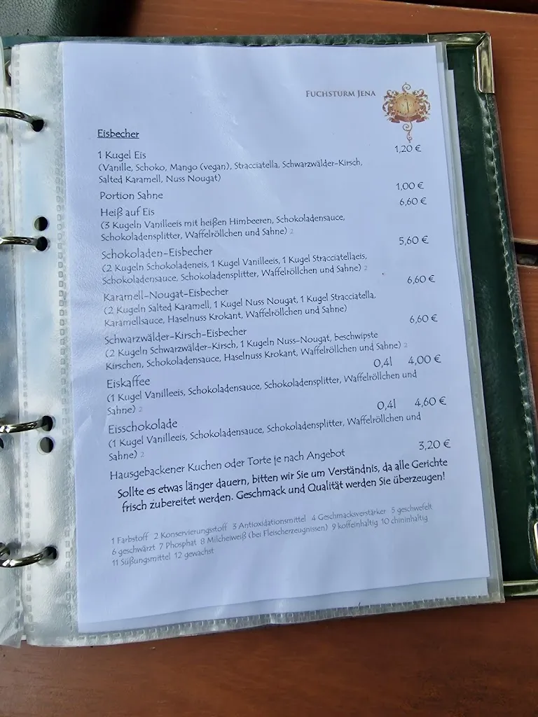 Menu_Fuchsturm Jena_Jena_immagine_4