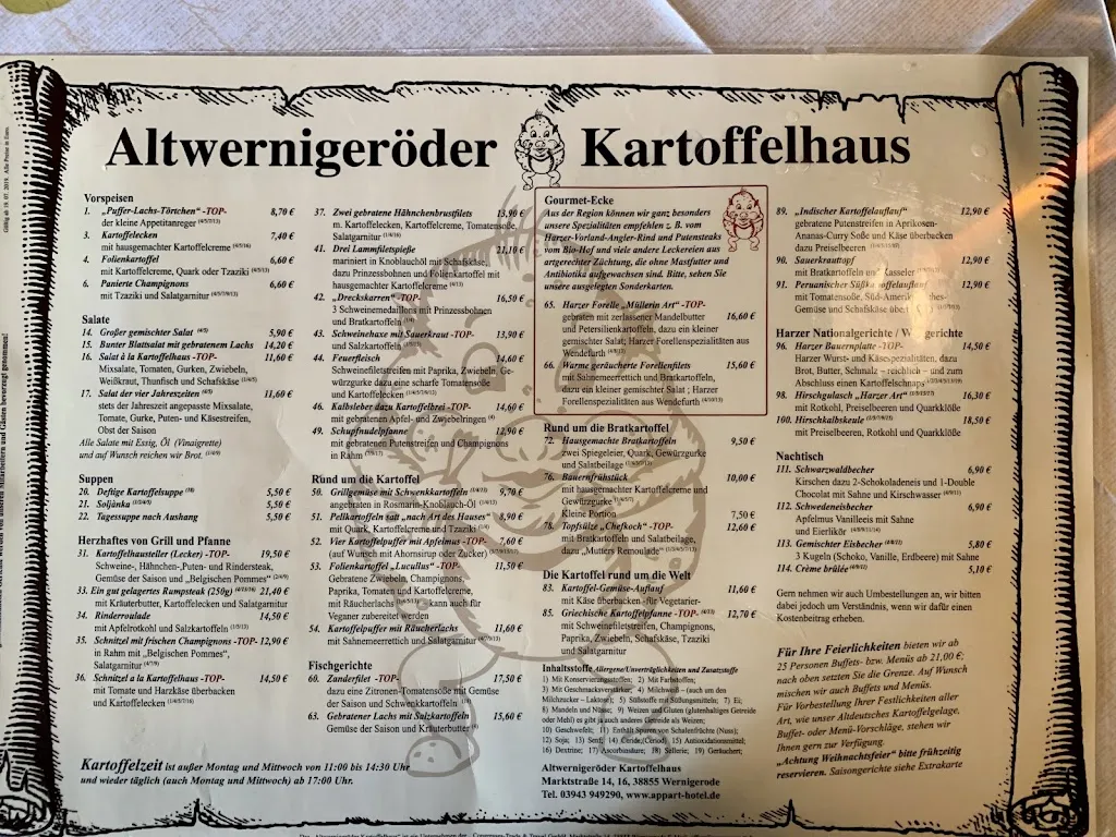 Menu_Altwernigeröder Kartoffelhaus_Wernigerode_image_3