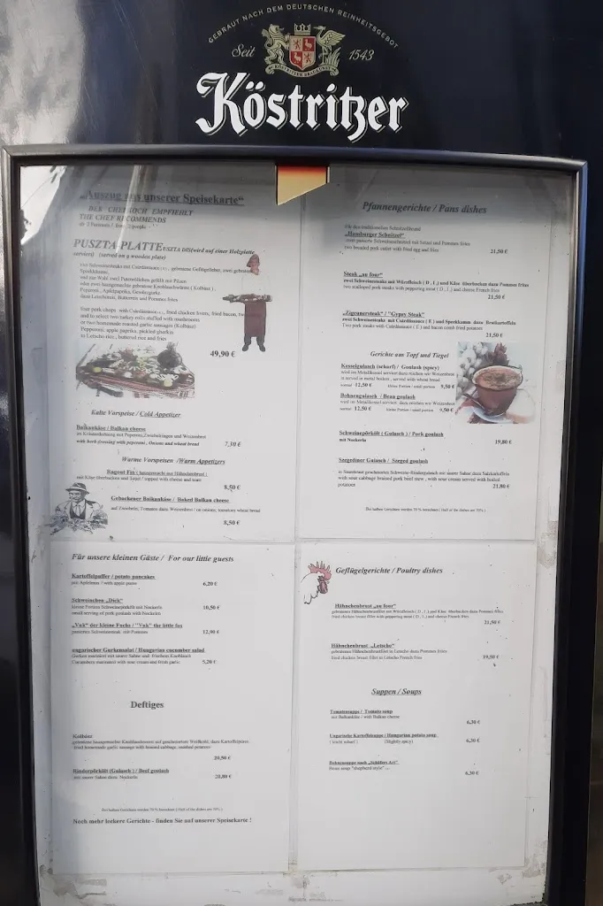 Menu_Ungarisches Restaurant Puszta_Sagard_image_3