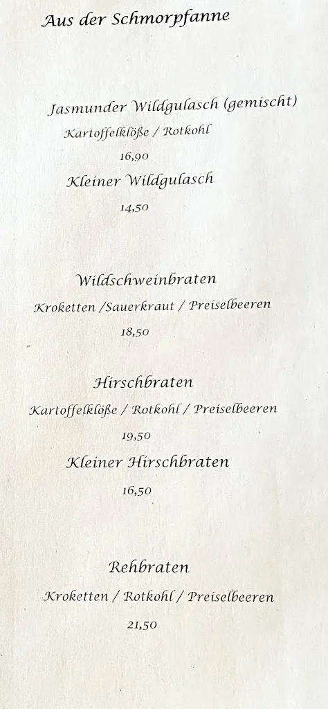 Menu_Wildgaststätte & Apartment Kleine Försterei_Lohme_image_4
