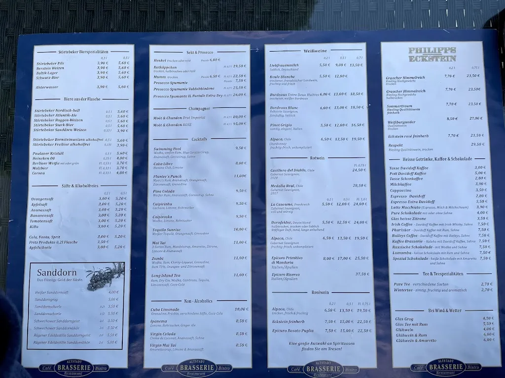 Menu_Altstadt Brasserie Sassnitz_Sassnitz_image_2