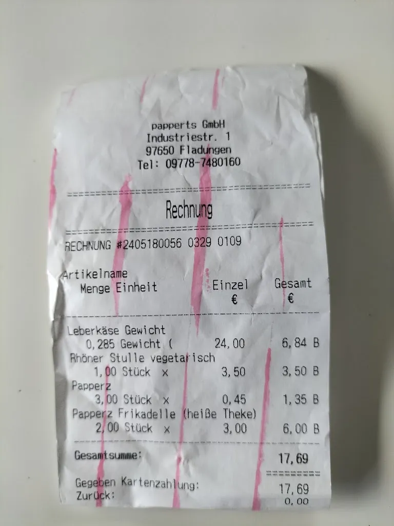 papperts GmbH Fladungen restaurant in Fladungen