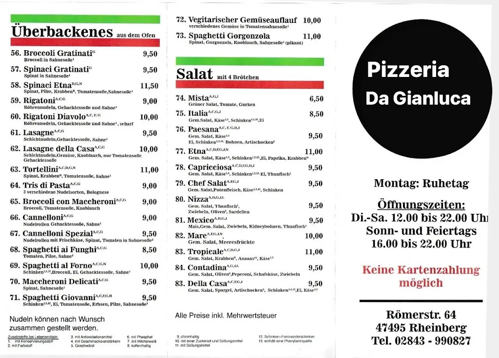 Menu_Pizzeria Da Gianluca_Rheinberg_image_1