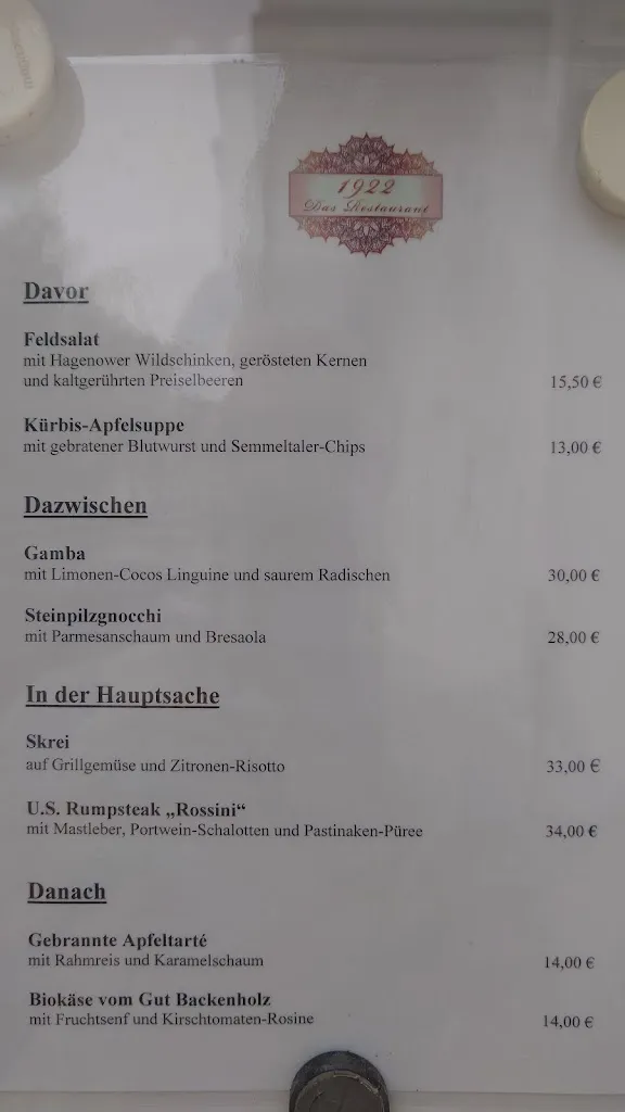 Menu_Restaurant 1922_Heringsdorf_image_1