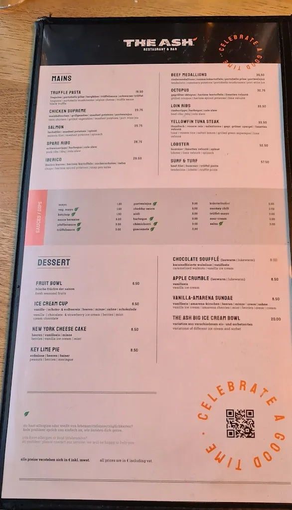 Menu_The ASH Oberhausen_Oberhausen_image_2