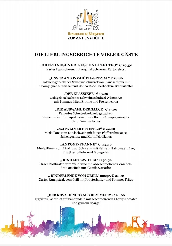 Menu_Gaststätte Zur Antony Hütte_Oberhausen_image_2