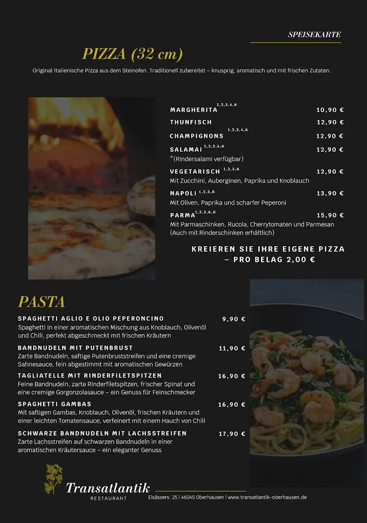 Menu_Restaurant - Café - Bar - Transatlantik_Oberhausen_image_3