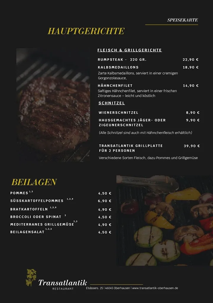 Menu_Restaurant - Café - Bar - Transatlantik_Oberhausen_image_4