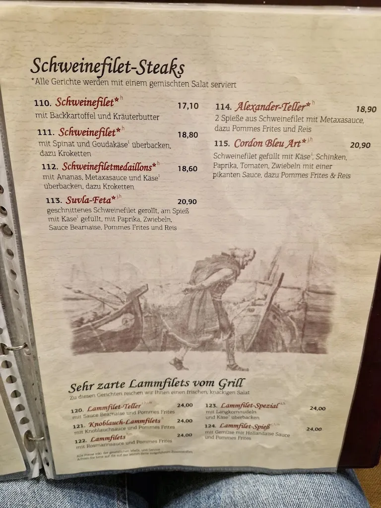 Menu_Taverne Artemis II_Oberhausen_image_2