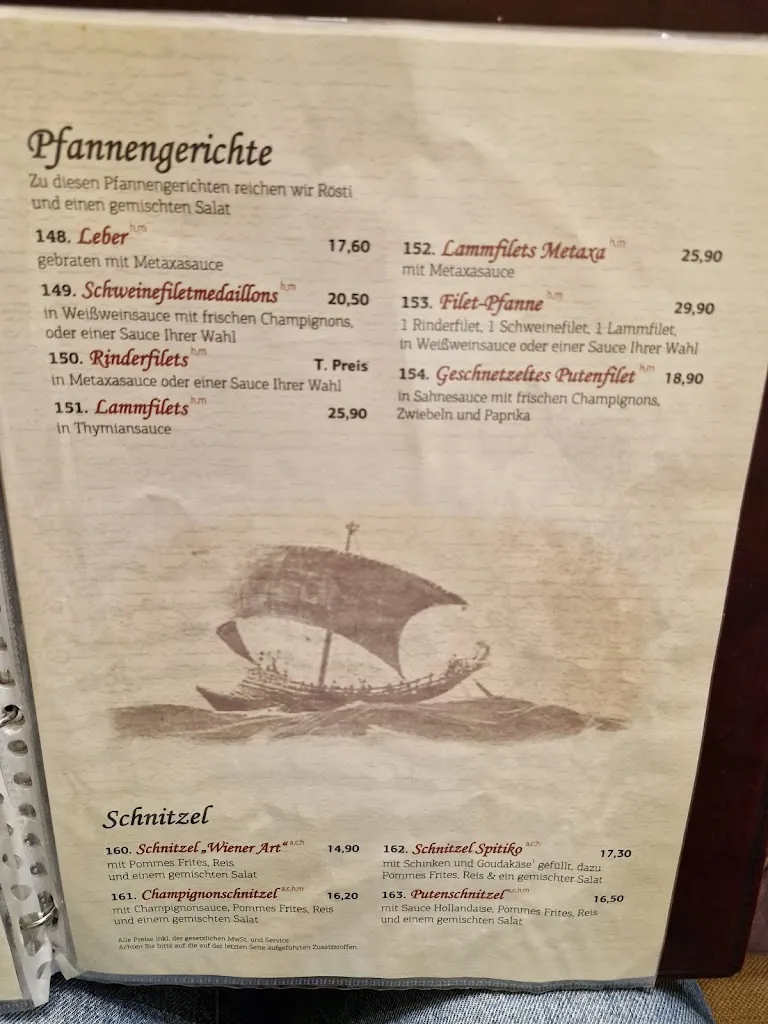 Menu_Taverne Artemis II_Oberhausen_image_3