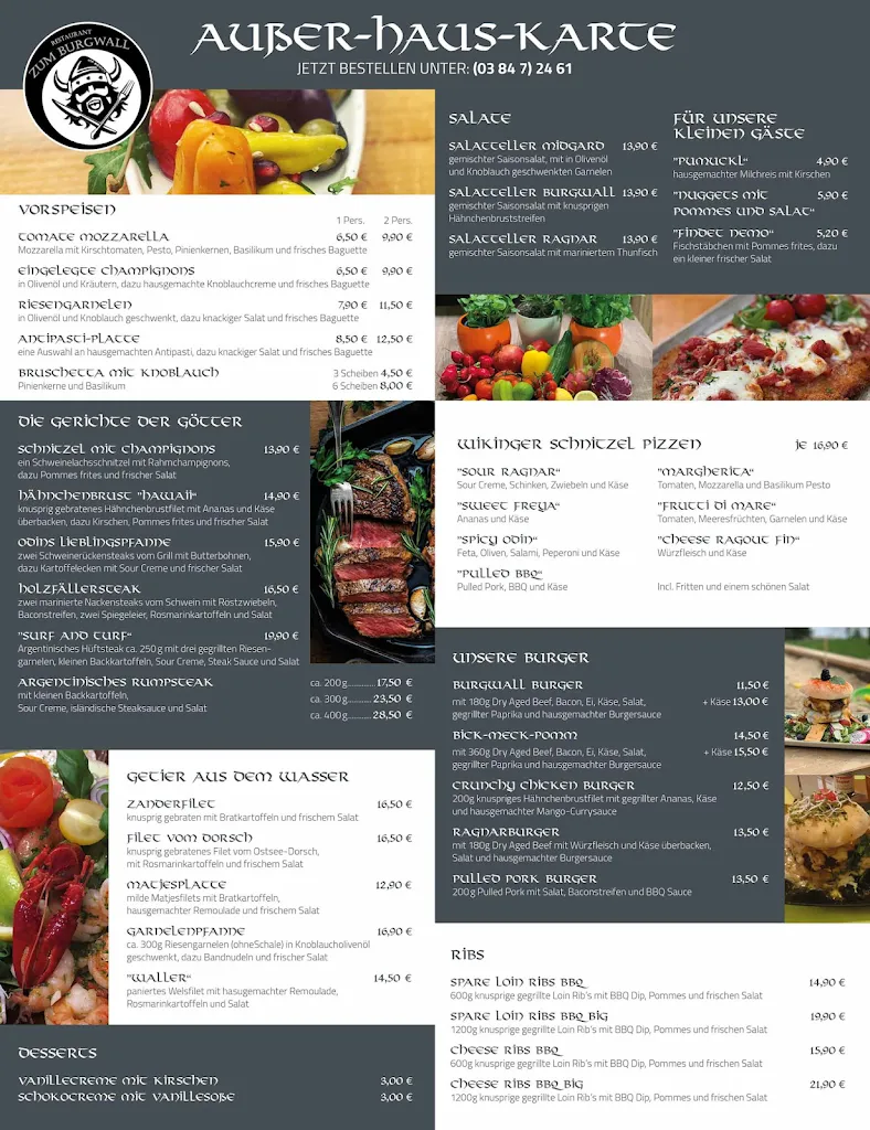 Menu_Restaurant - Zum Burgwall_Sternberg_immagine_1