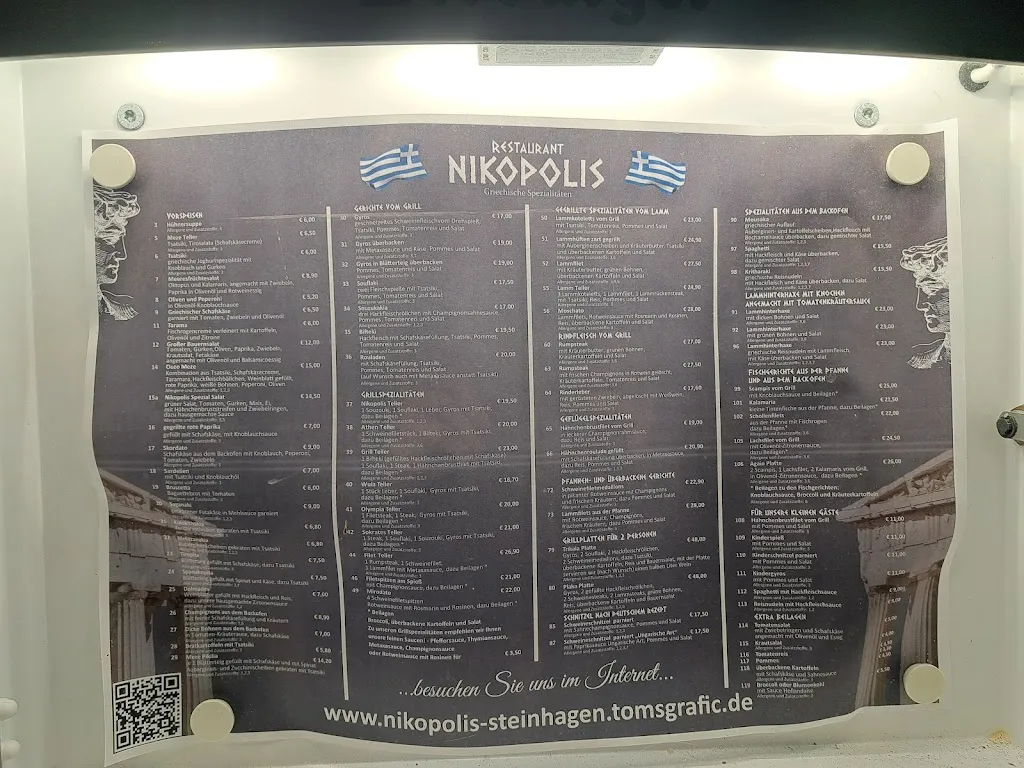 Menu_Nikopolis Restaurant_Steinhagen_immagine_1
