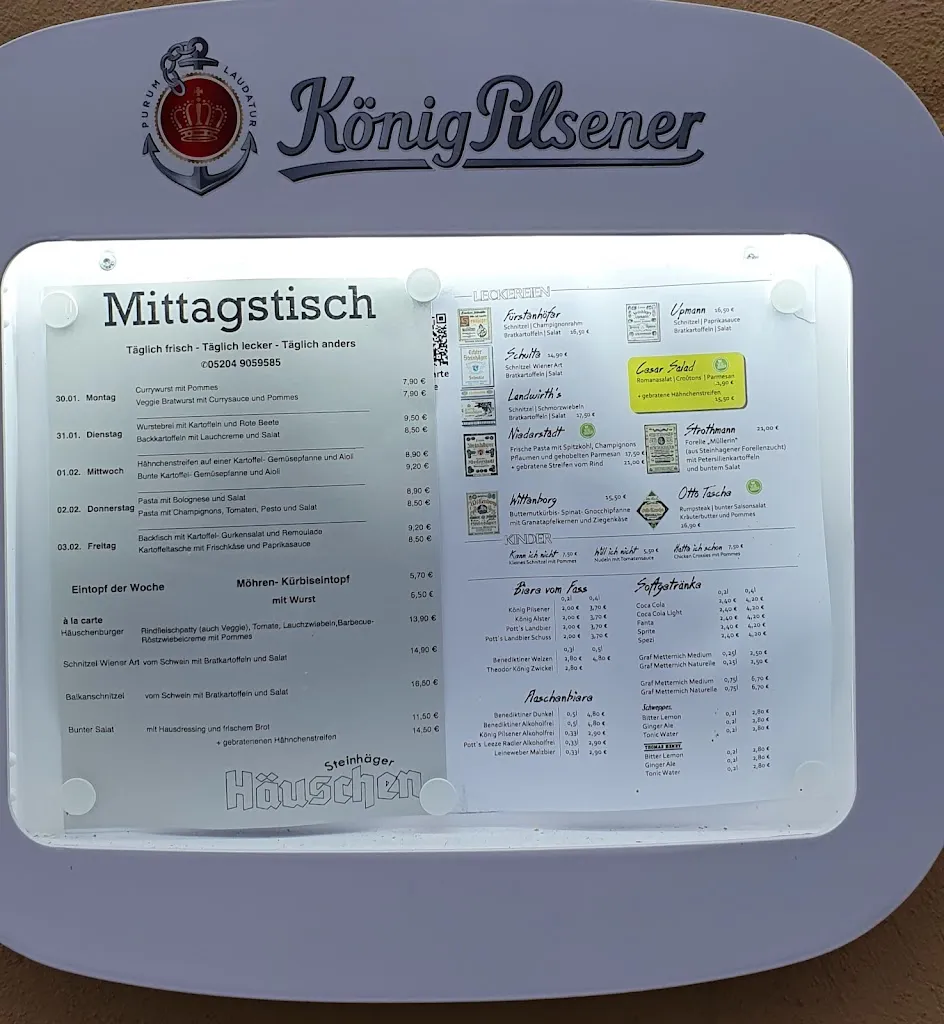 Menu_Steinhäger Häuschen_Steinhagen_imagen_1