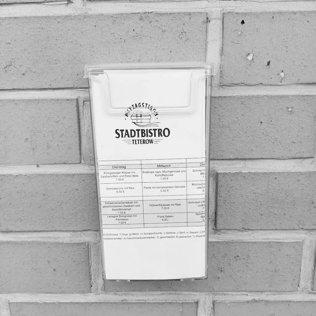 Menu_Stadtbistro Teterow_Teterow_immagine_1