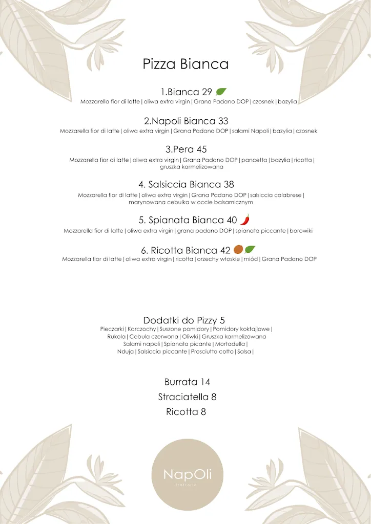 Menu_NapOli Trattoria_Poland_image_2
