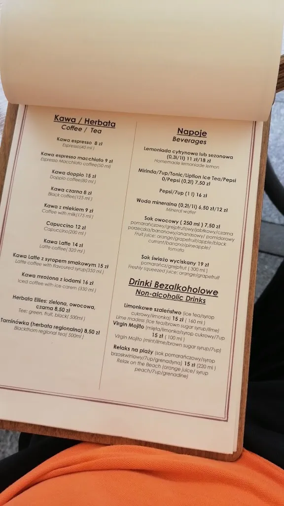 Menu_Restauracja u 