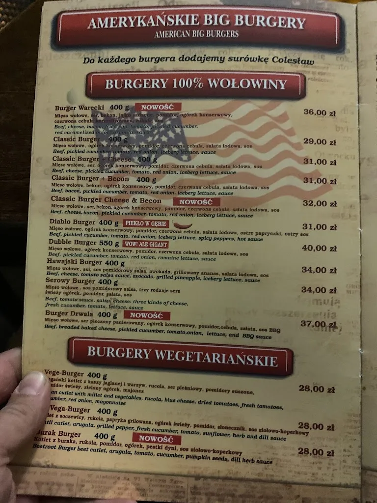 Menu_Piwiarnia Warka_Poland_image_3