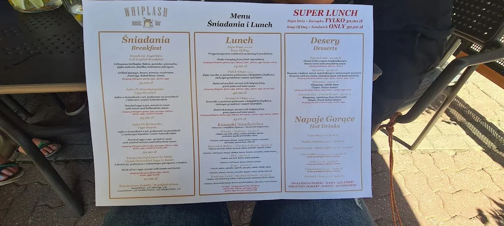 Menu_Whiplash Music Bar_Poland_image_2
