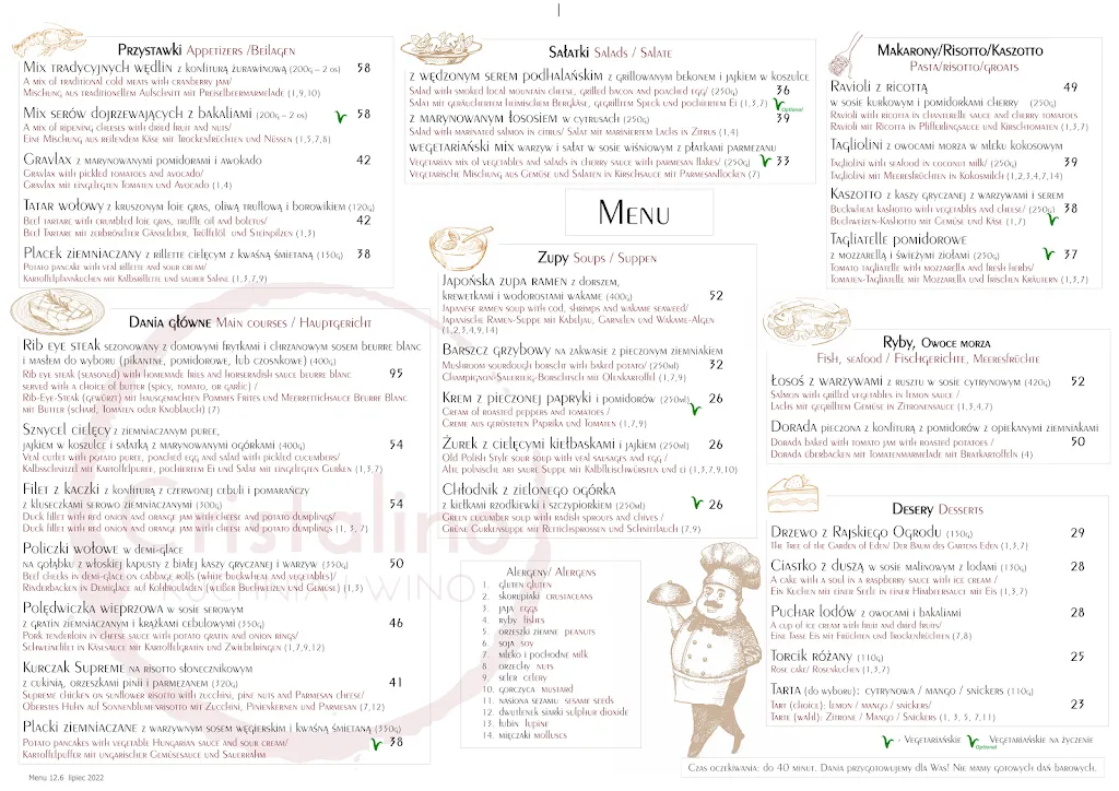 Menu_Cristalino Kuchnia i Wino_Poland_immagine_1