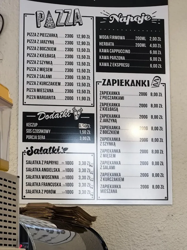 Menu_Pod 13. Pizzeria_Poland_image_2