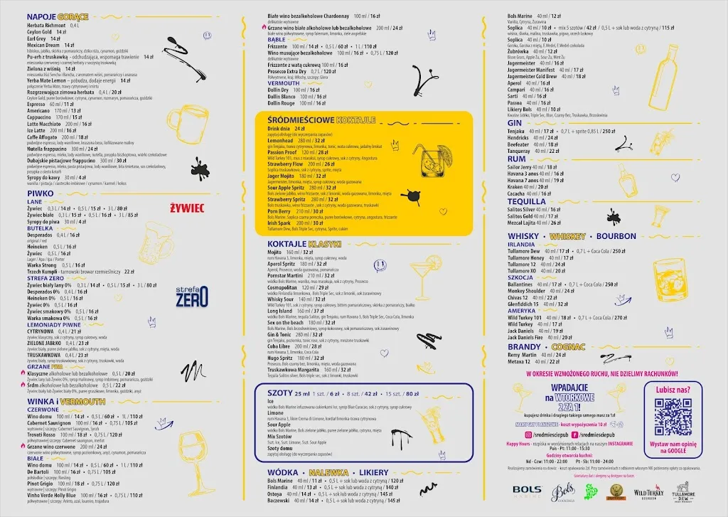 Menu_Pub Śródmieście_Poland_immagine_1