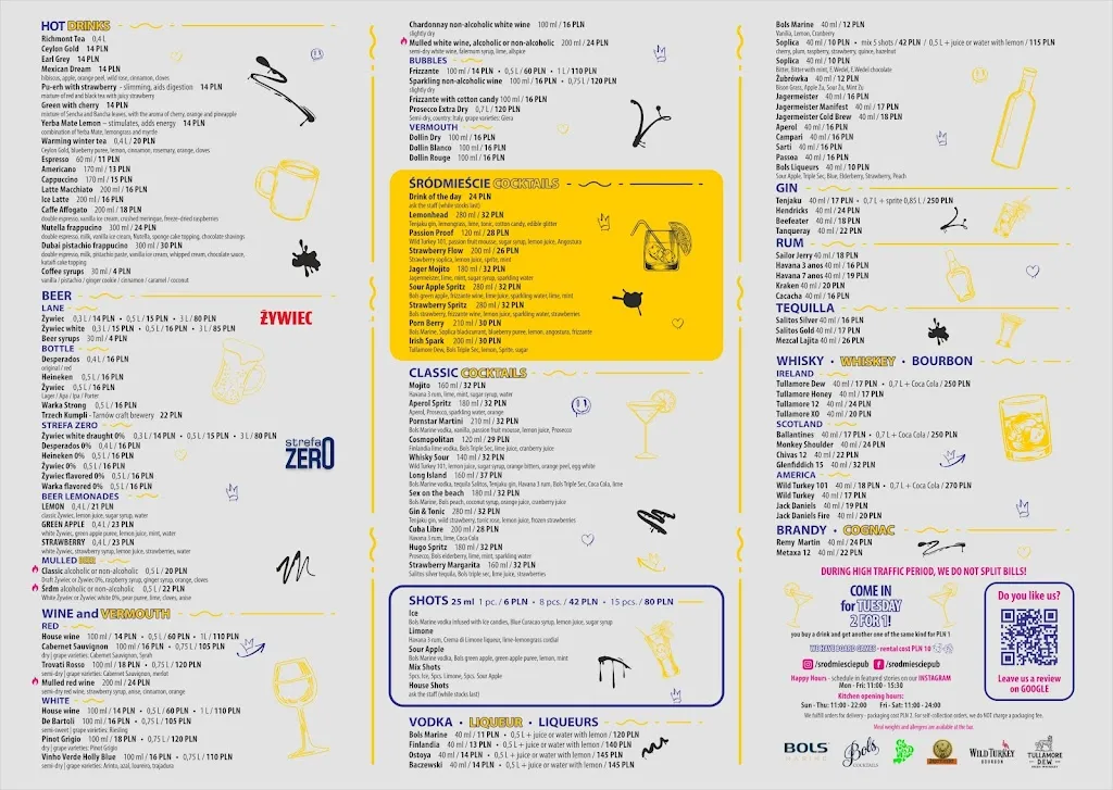 Menu_Pub Śródmieście_Poland_immagine_2